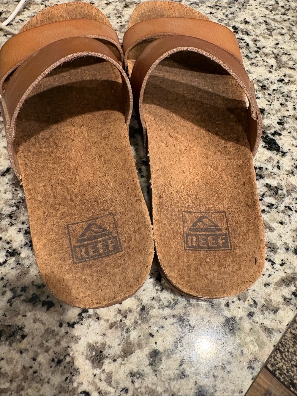 Reef womens Double-Strap Slide Sandals in Brown/Tan - Picture 2 of 3